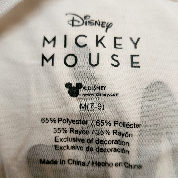 Disney Mickey Mouse "no bad days" Soft Graphic T-shirt Size Medium M Casual EUC - Picture 6 of 7